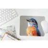 Kleurrijk - Vogeltje - Veren - Blauw muismat rubber klein -witbureau