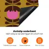 Abstract - Bloemen - Roze Inductie beschermer vinyl 3mm klein 276 -zzzzzzz-td-onderkant