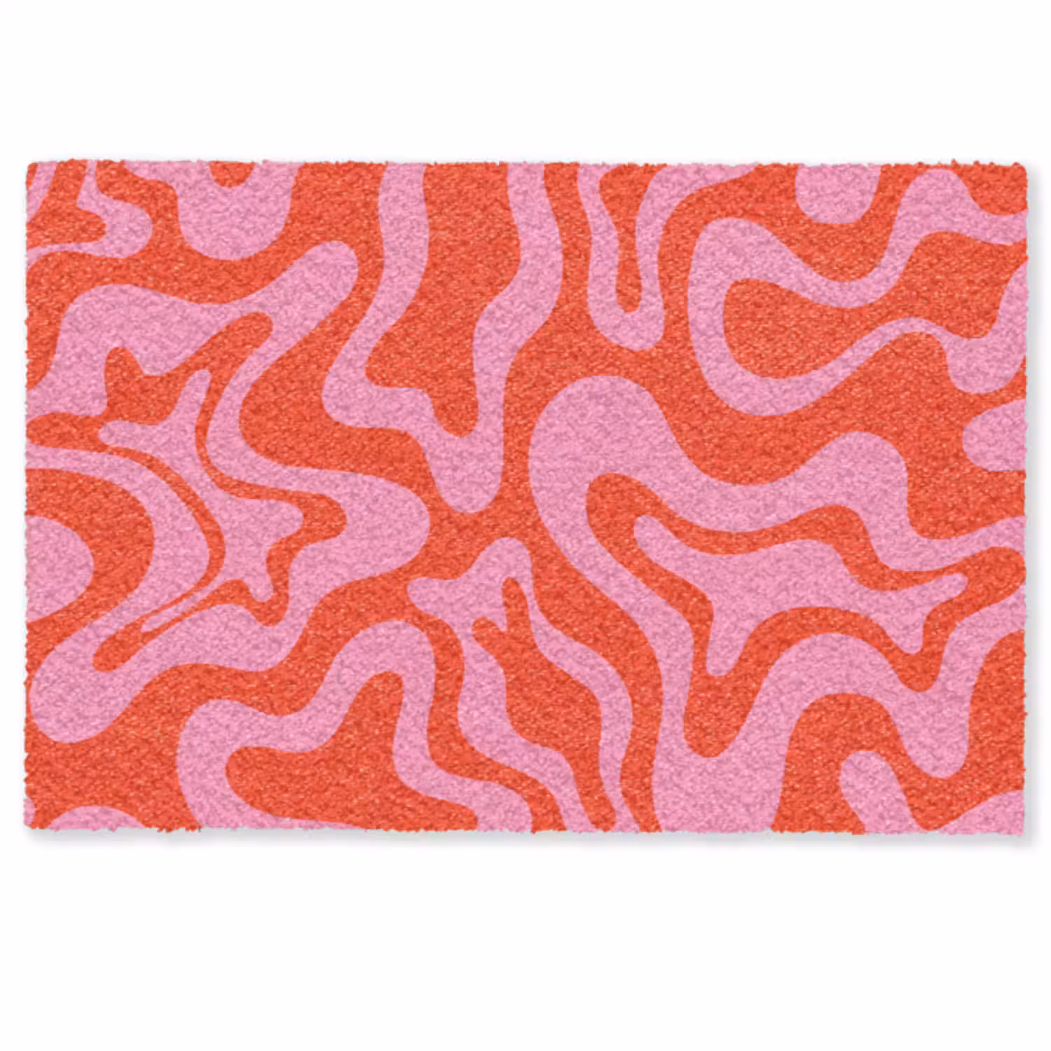 Deurmat - Abstract - Patroon - Rood - Roze - Minimalistisch