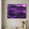 Golven - Abstract - Paars Textielframe - compleet frame klein -sfeer2