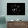 Discoballen - Minimalistisch - Zwart canvas 2cm klein -sfeer4