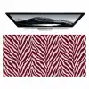 Zebra - Motief - Bordeaux - Rood Muismat XXL klein 681 -zzz3d
