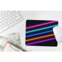 Esthetiek - Retro - Neon muismat rubber klein -witbureau
