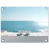 Zee - Koffiekopjes - Zomers tuinposter los doek klein -3d