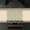 Elegant - Symbool - Goud - Grijsgroen keuken achterwand spatscherm klein 900 -sfeer1
