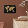Wereldkaart - Pasta - Zwart plexiglas 5mm klein -sfeer5