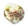 Bloesems - Zonlicht - Quote - Wit Wandcirkel Organisch Forex 3mm klein -3d