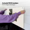 Aardetinten - Abstracte compositie - Eenvoudige vormen Inductie beschemer met haakjes middel -ky-ophangen-nl