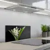 Lelietjes van dalen - Bloemen - Stilleven - Flora keuken achterwand spatscherm klein -3d_schuin