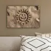 Gezichtje - Zon - Zand - Getekend canvas 2cm klein -sfeer3