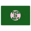 Cirkel - Roze - Tekst - Art Placemat vinyl groot -zzsfeer1_Kitchenyeah-website