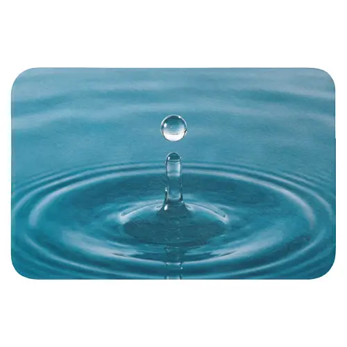 Waterdruppel - Water - Oppervlakte WCmat klein -3d