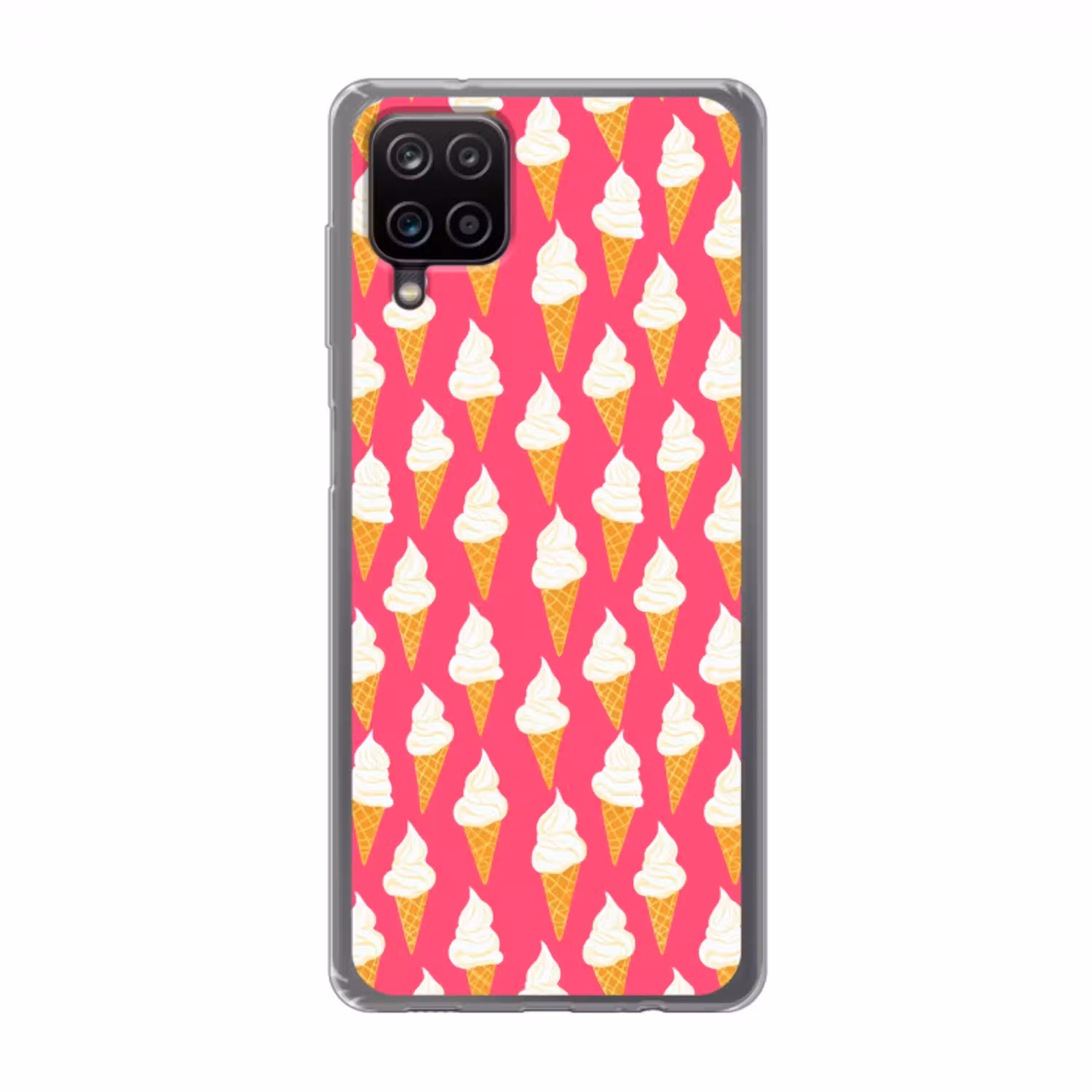 Softijs - Horentje - Roze Telefoonhoesje Samsung Galaxy A12 klein 372 -3d