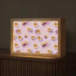 Passievrucht - Tropisch - Paars Light Box met kabel (Tafellamp) klein 924 -z3d_website
