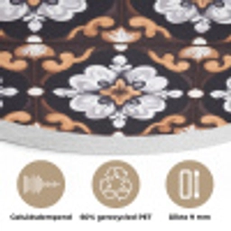 traditioneel - Element - Kleurrijk Akoestische PET Vilt - Rond klein 838 -closeup_NL