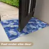 Palmblad - Patroon - Blauw Deurmat klein 898 -USP_NL
