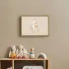 Zeepaardje - Zeewier - Beige Light Box met batterij (Wandlamp kind) middel -sfeer2_kind