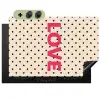 Love - Stippen - Roze Inductie beschemer met haakjes klein -3d