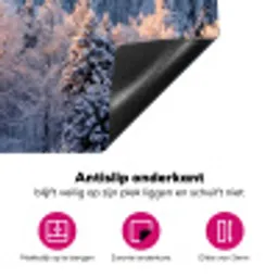 Bos - Bergen - Goud - Winter - Warm Inductie beschermer vinyl 3mm klein -wsfeer4_website