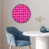 Stippen - Patroon - Roze Fotolijst rond zonder passe partout klein 856 -sfeer2