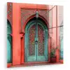 Lantaarn - Deur - Turquoise plexiglas 5mm klein -zzzproduct_nieuw