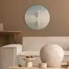 Luchtballon - Wolken - Water - Blauw Akoestische PET Vilt - Rond klein -sfeer1