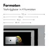 Taco - Vlees - Salade - Delftsblauw - Motief Muismat XXL klein -sfeer5