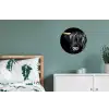 Schotse hooglander - Goud - Vacht - Dieren - Koe Wandcirkel aluminium klein -slaapkamer