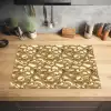 Abstract - Modern - Goud Inductie beschermer vinyl 3mm klein 276 -sfeer5