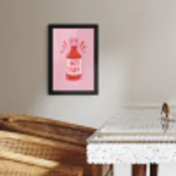 Pittig - Rood - Saus - Grafisch KitchenYeah - Keuken - Fotolijst klein -sfeer3