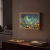 Islamitisch - Moskee - Ramadan - Islam Light Box met batterij (Wandlamp) middel -sfeer1