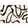 Abstract - Lijnen - Modern - Beige poster papier klein -3d