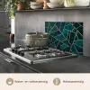 Stenen - Goud - Luxe - Patronen - Abstract keuken achterwand spatscherm klein -usp_NL