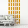 Geometrisch - Patroon - Geel - Roze fotobehang vinyl groot 64 -woonkamer