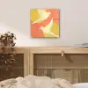 Vogels - Cirkels - Geel plexiglas 5mm klein -sfeer4
