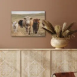 Runderen - Kudde - Landschap - Weide - Rustig PET vilt klein -sfeer4