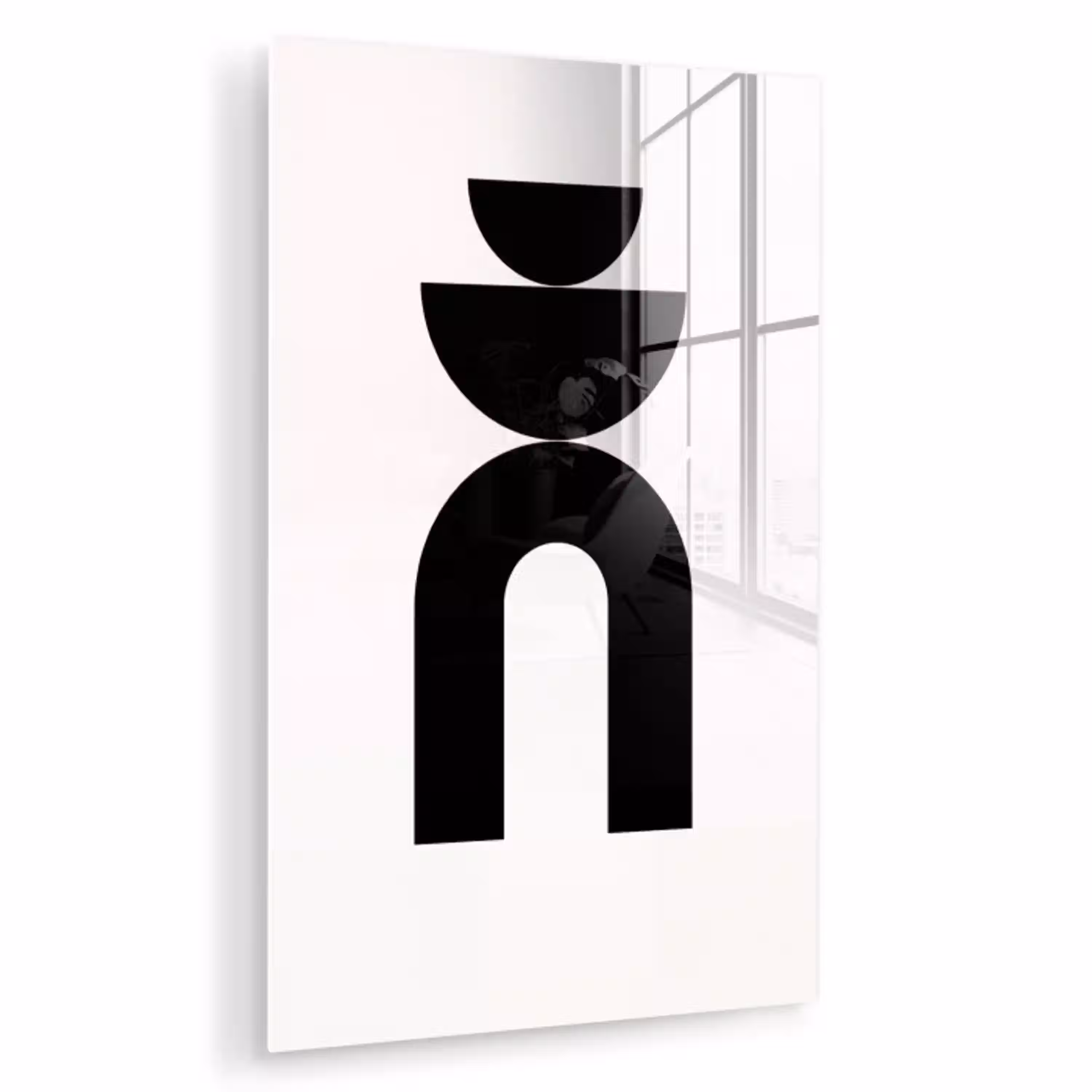 Minimalistisch - Kunst - Wit plexiglas 5mm klein -zzzproduct_nieuw