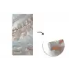 Binnenkant van een schelp uit de natuur bedekt met parelmoer fotobehang vinyl groot -3d