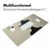 Vrouw - Groen - Hoed Muismat XXL klein -sfeer4