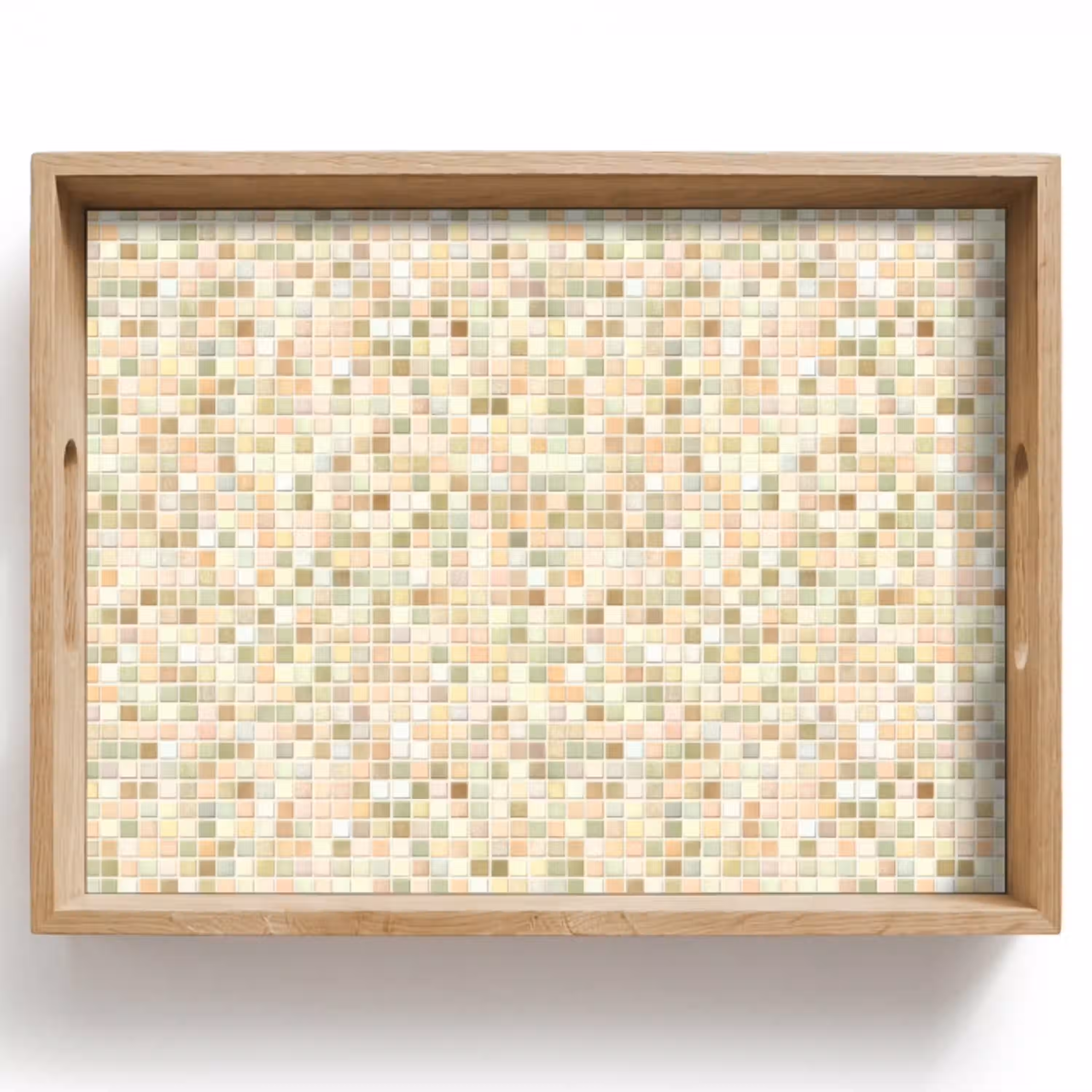Mozaïek - Patroon - Beige Dienblad Rechthoek middel 911 -z3d_shopping