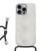 Grijs - Marmer - Aders Hoesje iPhone 16 Pro Max met koord klein 804 -3d
