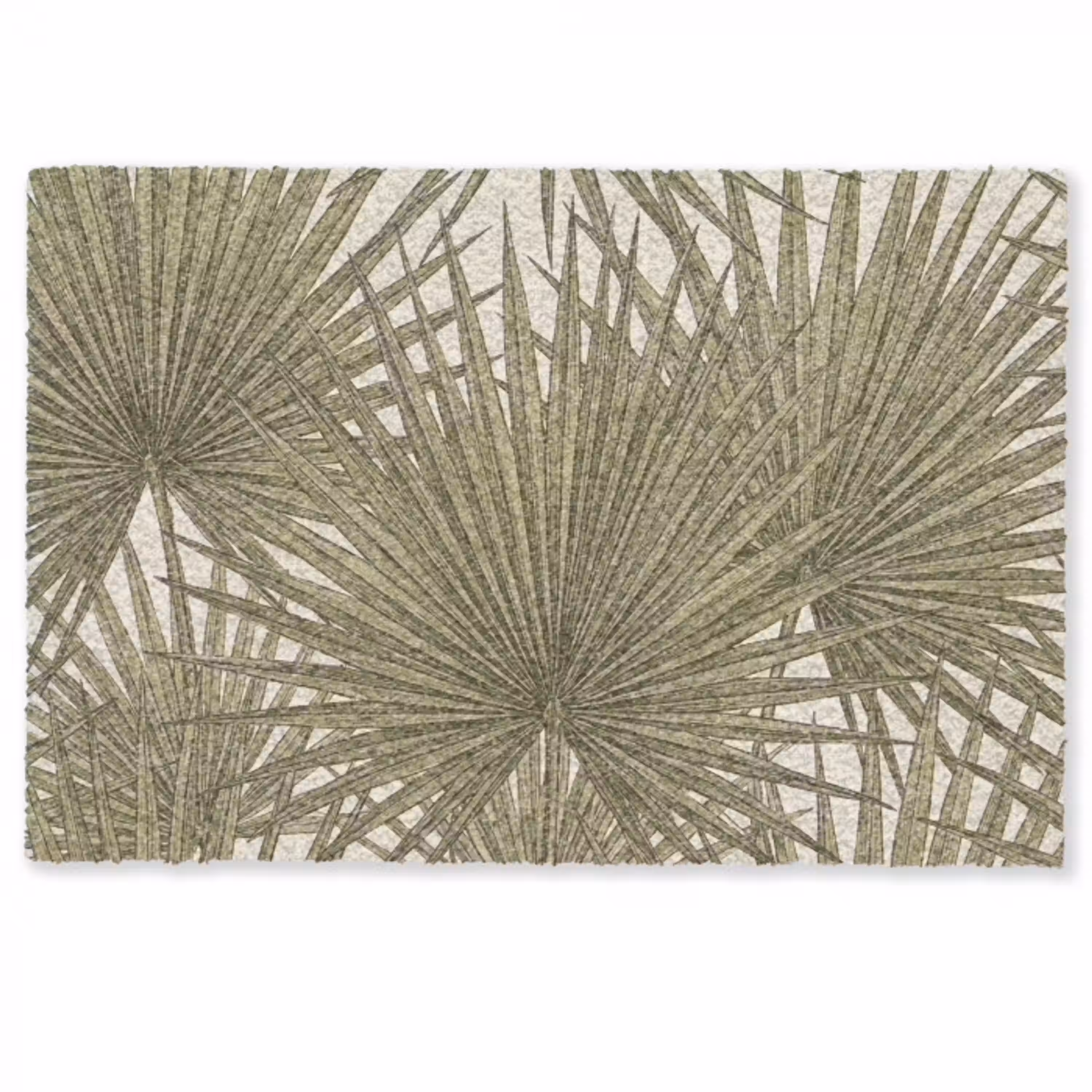 Blad - Tropisch - Patroon - Natuur - Groen Deurmat klein -zkaufland3d