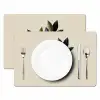 Ovaal - Olijfgroen - Simpel Placemat vinyl groot -zzsfeer2_Kitchenyeah-website