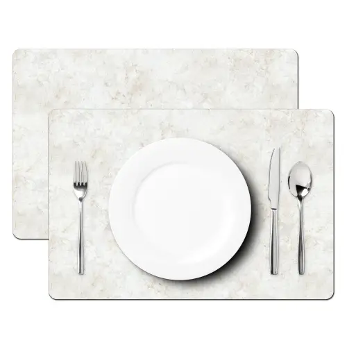 Beige - Marmer - Aders Placemat vinyl groot 368 -zzsfeer2_Kitchenyeah-website