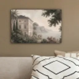 Zee - Villa - Beige canvas 2cm klein -sfeer3