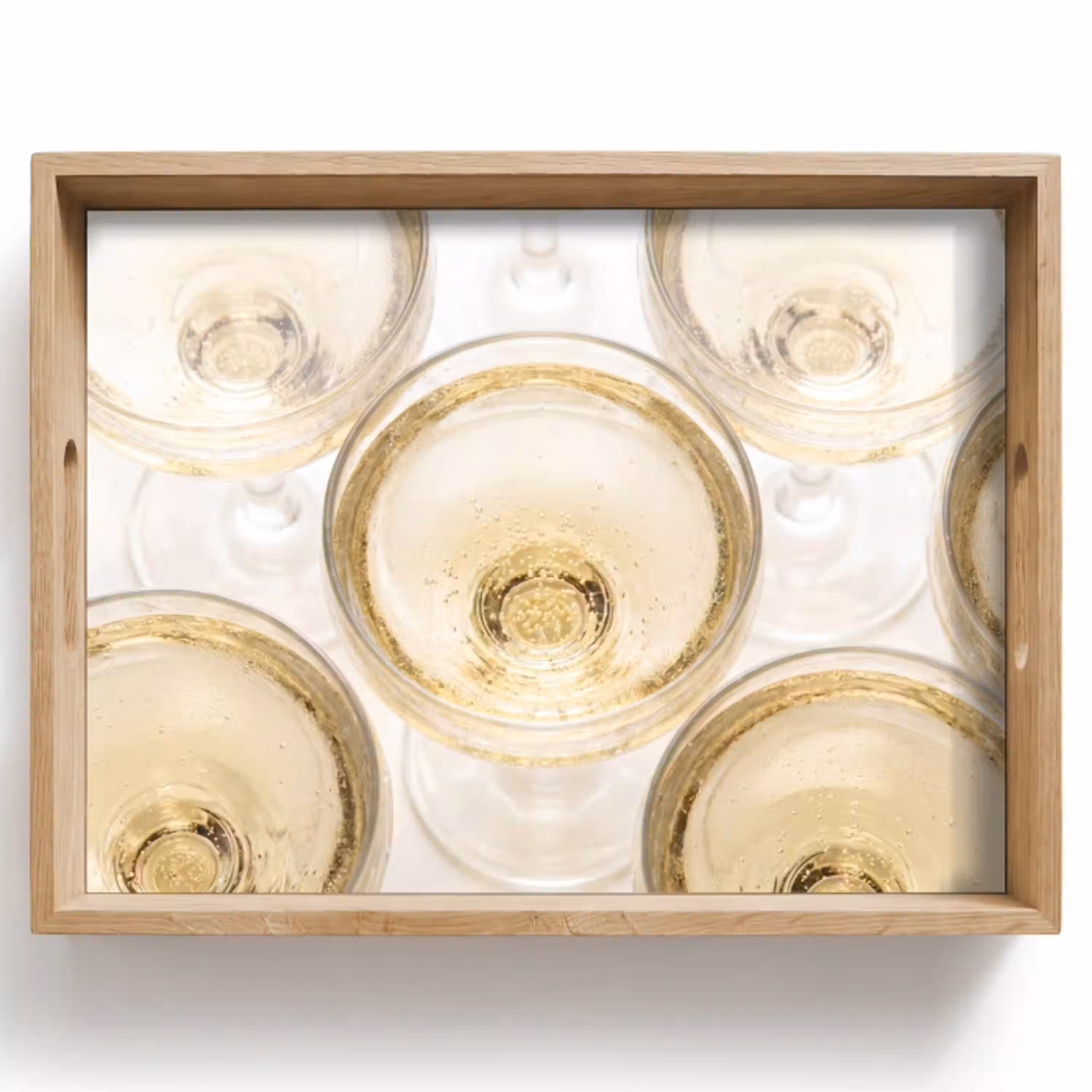 Drank - Glazen - Feest - Goud Dienblad Rechthoek middel -z3d_shopping