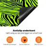 Groen - Zwart - Zebra Inductie beschermer vinyl 3mm klein 276 -zzzzzzz-td-onderkant