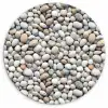 Zomer - Lichte - Kiezels Wandcirkel kunststof plaat 5mm dik klein 188 -3d