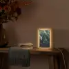 Groen - Bladeren - Glad - Nerven Light Box met kabel (Tafellamp) klein -sfeer4