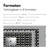 Modern - Patroon - Zwart Muismat XXL klein 681 -sfeer5